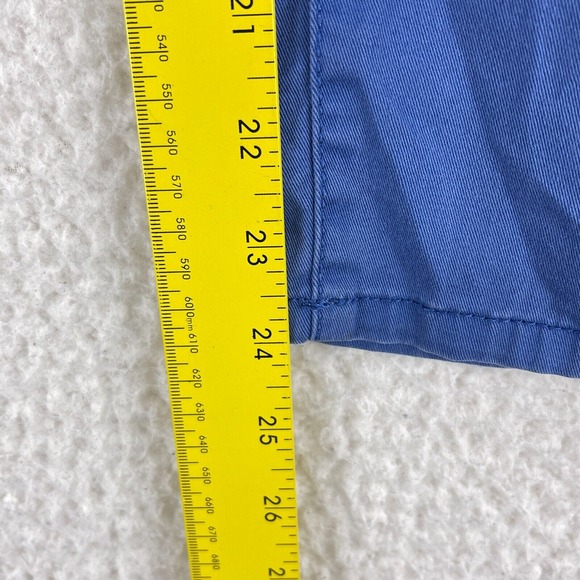 Talbots Blue Curvy Straight Leg Chino Pants Womens‎ Mid-Rise Flat Front Size 6 - Picture 9 of 13